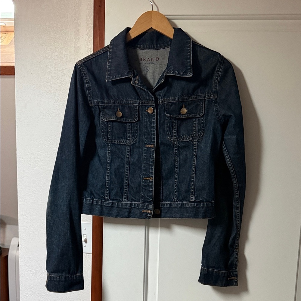 J Brand Dark Blue Jean Jacket